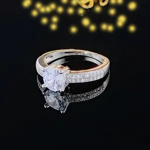 Benutzer definierte Zirkonia Ring Luxus Zirkon Ring Trau ringe Schmuck Frauen