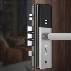 Serrures intelligentes pour porte d'entrée wi-fi zigbee porte en bois biométrique empreinte digitale sécurité serrure intelligente iot jante touya serrure de porte - Product Image 1