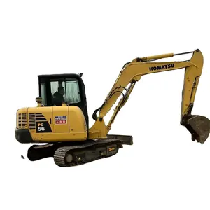 Factory Low Price Used Excavator Mini Komatsu PC56 5.3Ton In Japan Used Digger For Hot Sale