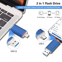 Clé USB C en métal OTG 3.0 de 64 Go avec logo personnalisé, garantie 1 an, vente en gros à prix réduit