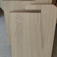 Plateaux de table en bois de paulownia massif, collés sur le biais, panneaux de table en bois massif pour meubles et comptoirs
