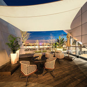 Toldo Vela <span class=keywords><strong>rectangulaire</strong></span> imperméable et respirant anti-UV pour terrain de tennis / Voile d'<span class=keywords><strong>ombrage</strong></span> solaire 3x3m - Product Image 4