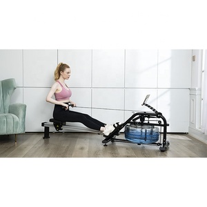 Máquina de Remo de Agua de Acero Plateado/Negro Mate, Producto Innovador para Uso Doméstico - Product Image 3