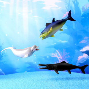 Dieren Figuren Gesimuleerd Zeedier Pop <span class=keywords><strong>Aquarium</strong></span> Mini Plastic Ambachten Voor Tuin Huis Bonsai Decoratie <span class=keywords><strong>Aquarium</strong></span> Landschapsarchitectuur - Product Image 3
