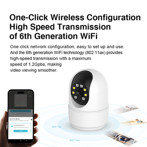 Giá thấp O-KAM Pro App thông minh CCTV Home Speed Dome PT trong nhà Robot Máy Ảnh HD Wi-Fi IP Mạng ban đêm tầm nhìn không dây Wifi máy ảnh - Product Image 4