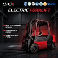 Chariot élévateur électrique à batterie 2,5 tonnes avec pneus non-marquants et éclairage LED pour entrepôt frigorifique