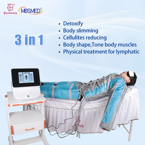 Appareil de pressothérapie professionnel 3 en 1 à pression d'air, combinaison de massage corporel complet avec masseur oculaire pour la détoxification et le métabolisme - Product Image 2