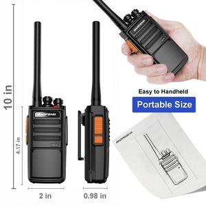 Radio bidirectionnelle portable Baofeng BF-888SPLUS édition haut de gamme UHF 400-470 MHz 16 canaux Walike Walkie 5W avec batteries incluses - Product Image 4