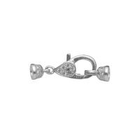 Bracelet en argent sterling 925 avec fermoir à homard, chaîne cubaine personnalisée, collier en perles plaqué or 18 carats, fermoirs à bascule pour la création de bijoux