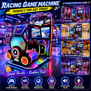 Machine de jeu d'arcade de course à capteur de mouvement, style cockpit japonais, pour adultes, avec écran HD 32-42 pouces, fonctionnant à monnayeur - Product Image 5