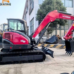 Mini-excavatrice Yanmar VIO80 d'occasion, 8 tonnes, excavatrice sur chenilles compacte pour travaux agricoles et de construction, à vendre - Product Image 1