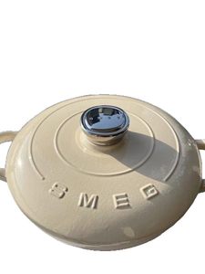 Meilleure vente à l'exportation <span class=keywords><strong>SMEG</strong></span> : Marmite à fruits de mer <span class=keywords><strong>Smeg</strong></span> 26 cm en fonte émaillée, compatible gaz et induction - Product Image 5