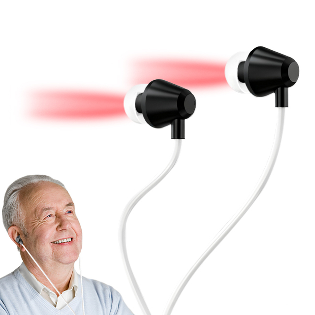 USB Powered 650NM Red Light Tinnitus Treatment Tool Safe Relief & Compact Size Light Therapy Earphone Tinnitus