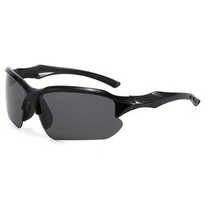Occhiali da sole sportivi polarizzati a mezza montatura con lenti a specchio UV400, antiscivolo, per ciclismo, pesca, guida, corsa all'aperto, da uomo - Product Image 3