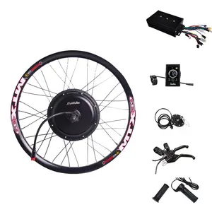 Kit de conversión de rueda de bicicleta eléctrica, 2022 w, 500w, 1000w, 2000w, novedad de 3000