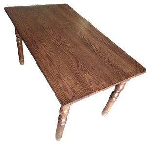 Ash Wood Dining <b>Table</b> Rectangle Solid Wood Stable Living Room Furniture - Product Image 5