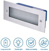 Lampu Dinding LED Tahan Air untuk Tangga dan Jalur Dalam/Luar Ruangan Desain Modern
