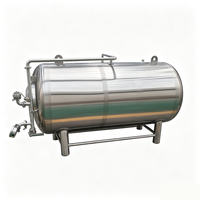 Réservoir horizontal empilable 25BBL en acier inoxydable 304 pour équipement de brassage, haute capacité