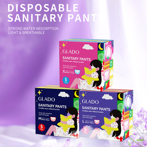 Pantalones <span class=keywords><strong>Menstruales</strong></span> Desechables 200-400ML, Super Absorbentes, Sin Alas, Transpirables, No Tejidos, Anti-Fugas, para Dormir - Product Image 2