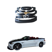 Nouveau kit carrosserie large Xin Wei pour M3 LB E92 E93 – Spoilers avant/arrière, aileron arrière en fibre de carbone, jupes latérales, ailes avant à visser