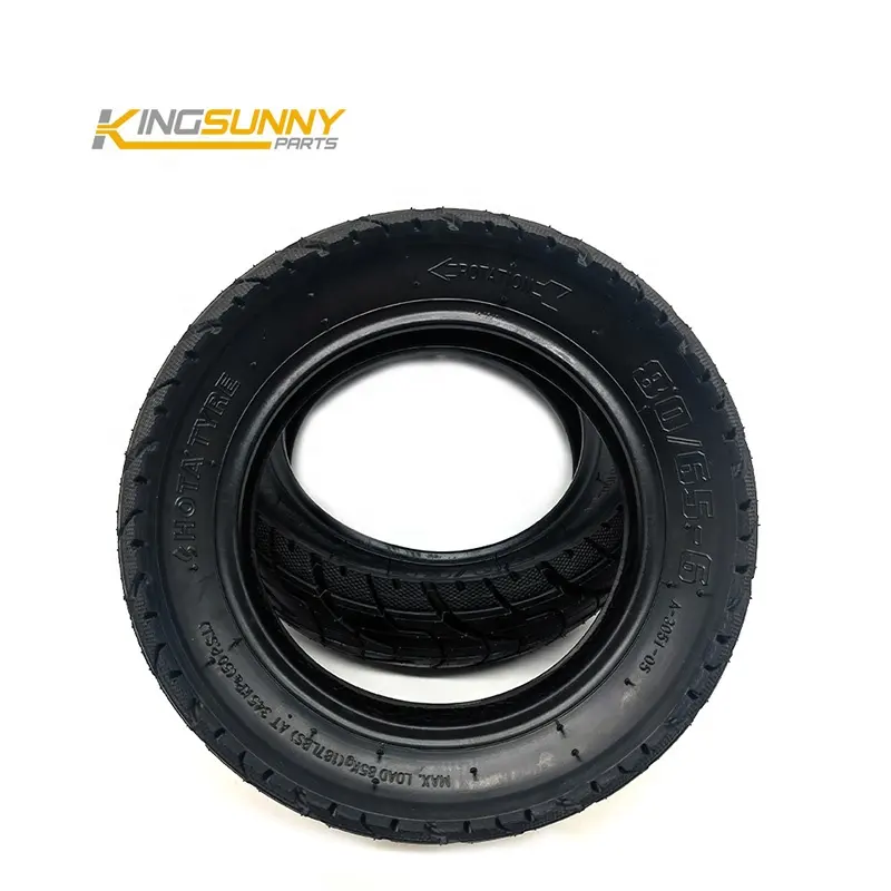 Neumático de alta calidad 80/65-6 HOTA Neumático exterior 10x3,0 Rueda de goma Neumático de 10 pulgadas para accesorios de patinete eléctrico Zero 10X