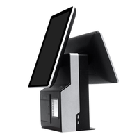 Ordinateur tout-en-un à double écran tactile de 15,6 pouces, Intel I3, 99% SRGB, Wi-Fi 6, système d'exploitation Linux/Android, caisse enregistreuse en libre-service