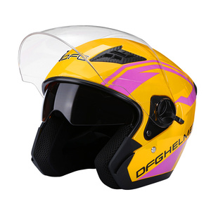 Casco Medio Universal DFG para Todas las Estaciones, para Hombres y Mujeres, Equipo de Seguridad para Motocicletas Eléctricas, Nuevo, Material ABS, Invierno - Product Image 3