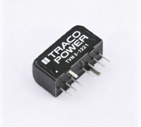 Convertisseur DC-DC isolé TVN 3-1221 3W 9-18V vers ±5V ±300mA Module d'alimentation SIP8 à montage traversant