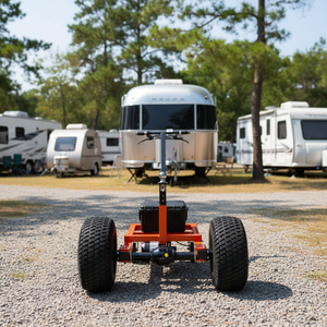 Chariot <span class=keywords><strong>électrique</strong></span> 48V 800W pour remorques, capacité de traction lourde, déplaceur de remorques pour camping-cars et bateaux, chariot de déplacement robuste - Product Image 5