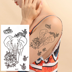 Usine OEM Autocollants de <span class=keywords><strong>Tatouage</strong></span> de Transfert Temporaire pour Animaux Peinture Colorée Coupe Fleurs Style Corps Bras <span class=keywords><strong>Faux</strong></span> <span class=keywords><strong>Tatouage</strong></span> Temporaire - Product Image 3