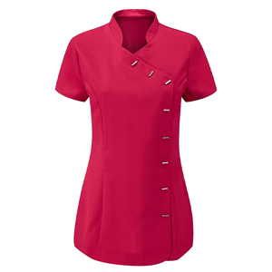 Uniforme de beauté pour femmes, design personnalisé Yuhong, haute qualité, pour salon de coiffure, salon de manucure, spa, tissu tissé, prix d'usine - Product Image 3