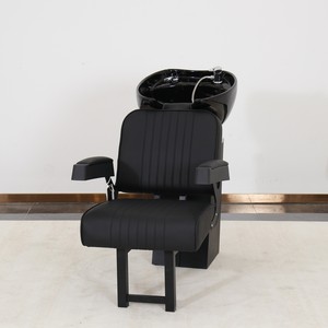 Sillón Lavacabezas de Cuero Sintético con Terapia para la Cabeza para Peluqueros <span class=keywords><strong>y</strong></span> Uso en Salones de Belleza - Product Image 3