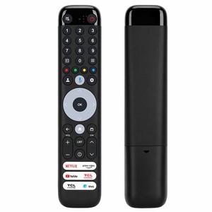 Control Remoto Inteligente por Voz TCL RC833 GUB1 GUBI C645 C745 C845 para TCL Android TV con Asistente <span class=keywords><strong>de</strong></span> Google, <span class=keywords><strong>Netflix</strong></span>, YouTube, Prime Video - Product Image 1