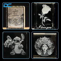 Imprimante laser 3D UV de type portique Dachuan DC, nouvelle machine de marquage et de gravure laser interne pour verre et cristal