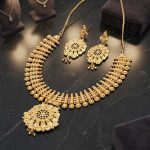 Collares de Moda al por Mayor de Latón con Relleno de Oro de 14K, 18K, 24K, Collares Cortos con Diseño Tradicional, Joyería Turca, Oro Joyería - Product Image 2