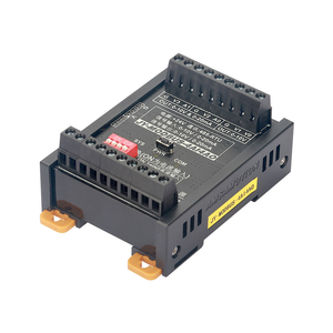 อินพุต 4AI 4AO เอาต์พุตแบบอะนาล็อก 4 ช่อง ตัวควบคุม PLC มาตรฐาน รีโมท I/O โมดูล MODBUS RRTU แบบง่าย F599 แบรนด์แท้จากจีน - Product Image 1