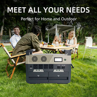 Station d'alimentation portable 3600Wh 3200W à charge rapide pour la maison, le camping et les situations d'urgence