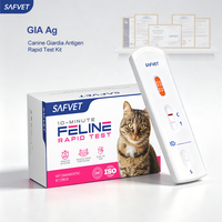 Kit de test rapide CE ISO pour la détection de l'antigène de Giardia chez le chien et le chat, GIA Ag, échantillon fécal, vétérinaire pour chat et chien