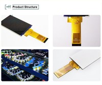 Layar LCD Polcd 4 inci 480*800 antarmuka RGB IPS, Layar LCD Ukuran Kecil untuk bidang industri