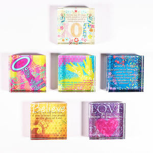 Venta al por mayor profesional DIY AB cristal prisma decoración pegatina Cubo de luz atrapasoles Cubo de cristal para la decoración del hogar - Product Image 6