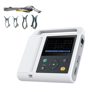 PE-VE3B Vente chaude Électrocardiographe vétérinaire portable 12 canaux pour usage médical – Machine d'électrocardiographie numérique vétérinaire - Product Image 2