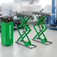 Elevador de estacionamiento automático hidráulico de montaje en superficie para venta directa, elevador de tijera pequeño para coches, elevador de coches tipo tijera