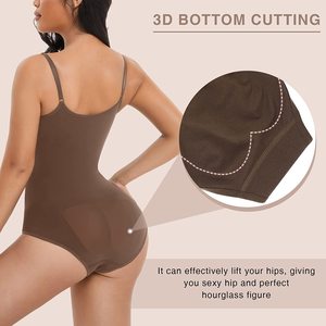 Women Fajas Tummy Control Body Shaper With Bra Women Nude Black <strong>White</strong> Shapewear Bodysuit <strong>Thong</strong> for Wedding - Product Image 2