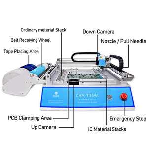 Máquina automática de selección y colocación de escritorio de alta velocidad, máquina de selección y colocación de LED SMT Pcb de escritorio de alta velocidad - Product Image 5