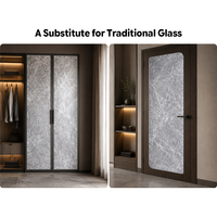 Panneau décoratif en polystyrène moderne de haute qualité, 4-10 mm, pour porte intérieure, design personnalisé