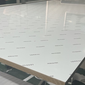 Bóng Trắng LG Hausys Pet MDF Board 1220*2800*18Mm E1 Gỗ Sợi 18Mm Hạng Nhất Phòng Khách - Product Image 3