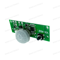 Module de détection infrarouge du corps humain 3,7 V, carte de circuit solaire, contrôleur de circuit de lampe murale à détection, 3ème vitesse