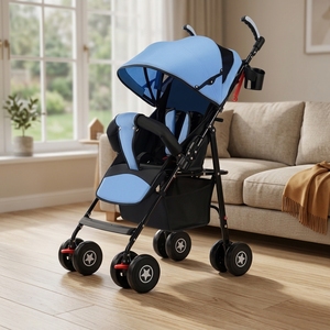 <span class=keywords><strong>Poussette</strong></span> bébé JXB <span class=keywords><strong>Promotion</strong></span> légère, antichoc et tout-terrain pour diverses surfaces routières - Product Image 5