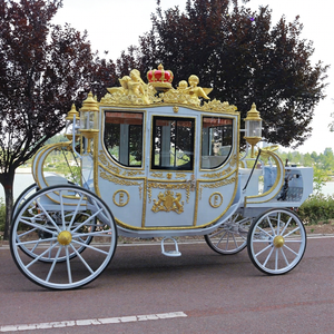 Carruaje real nuevo de fábrica con buena calidad, elegante carruaje real eléctrico para ceremonias de boda y carruaje turístico. - Product Image 1
