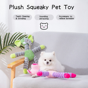 Jouets <span class=keywords><strong>pour</strong></span> chiens en peluche mignons et durables, jouets interactifs en peluche <span class=keywords><strong>pour</strong></span> chiens de petite et moyenne taille, jouet à mâcher en peluche <span class=keywords><strong>pour</strong></span> animaux de compagnie, dessin animé - Product Image 3